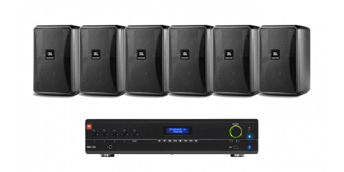 Комплект акустики 6 настінних динаміків JBL Control 25-1 Bluetooth | 6х30Вт